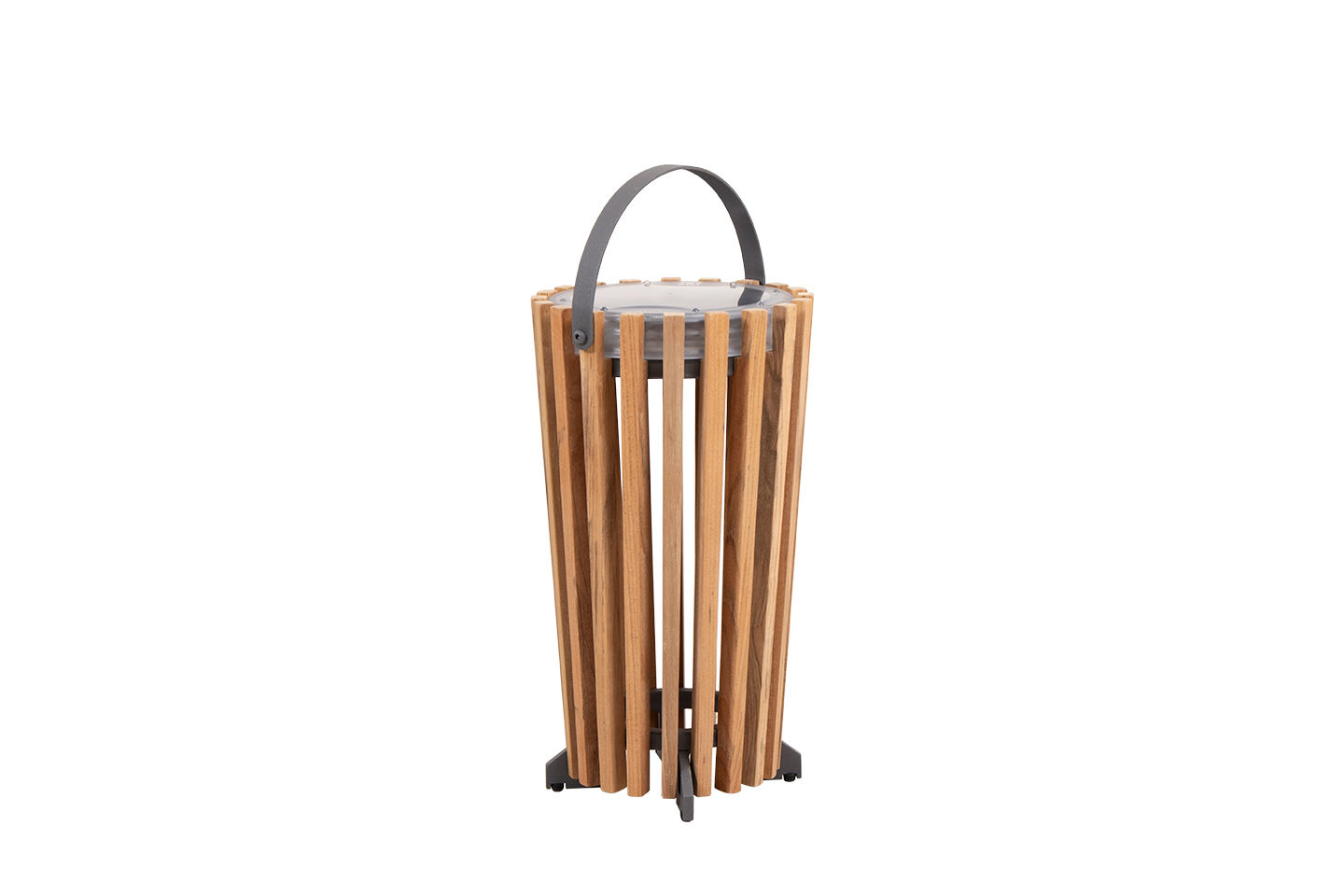 i-konic teak pendant/lantern lamp, medium 40 cm (16")